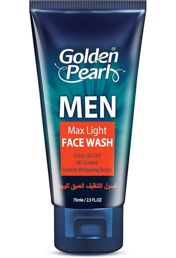 Golden pearl men max light face wash 75ml