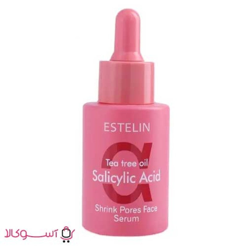 ESTELIN Tea tree oil shrink pores face serum 30ml| Buy Online | Saffronskins India
