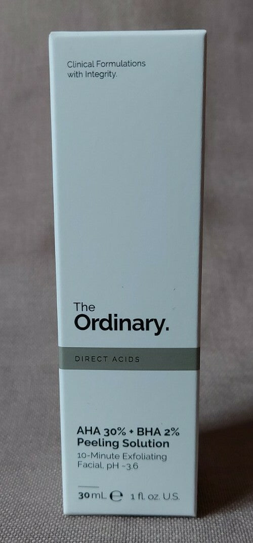 THE ORDINARY  AHA 30% + BHA 2% Peeling Solution 30ml| Buy Online | Saffronskins India