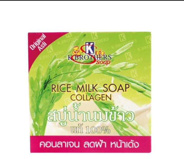 K BROTHERS soap rice milk collagen soap | Buy Online | Saffronskins India