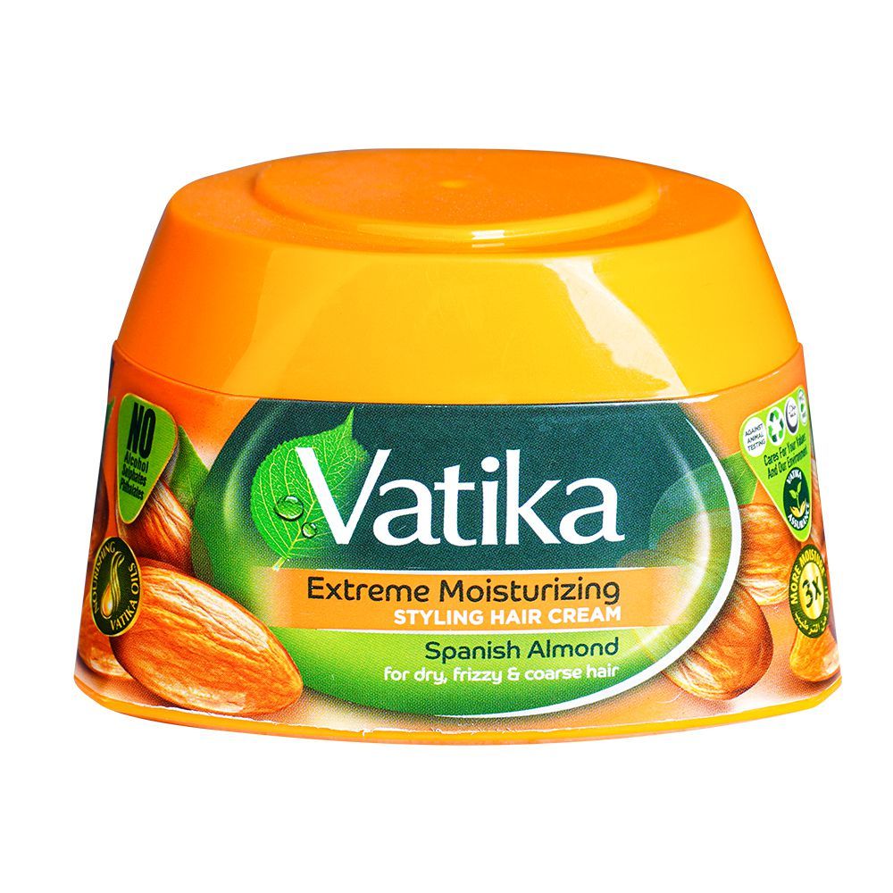VATIKA Extreme Moisturizing styling hair cream(spanish almond)140ml