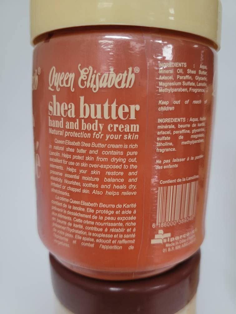 QUEEN ELISABETH Beurre de karite creme mains et corps 