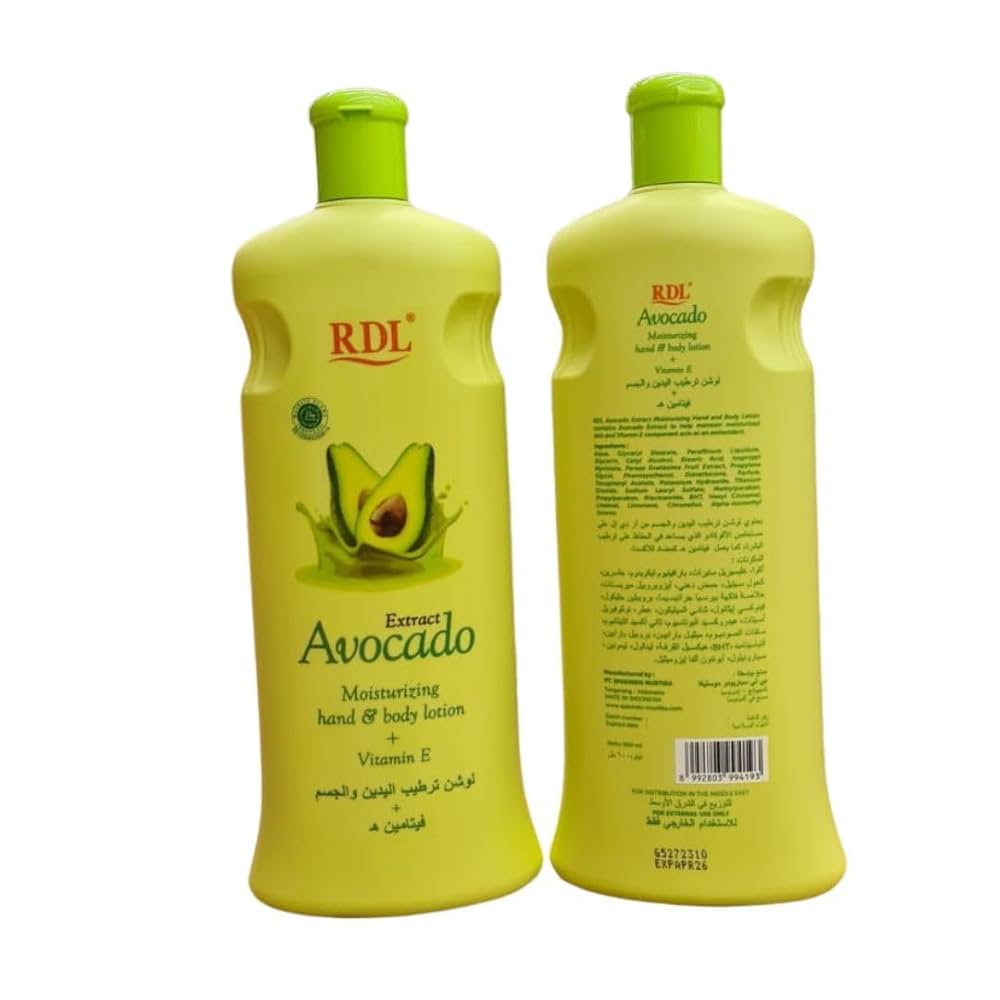 RDL Extract avocado moisturizing hand& body lotion 600ml