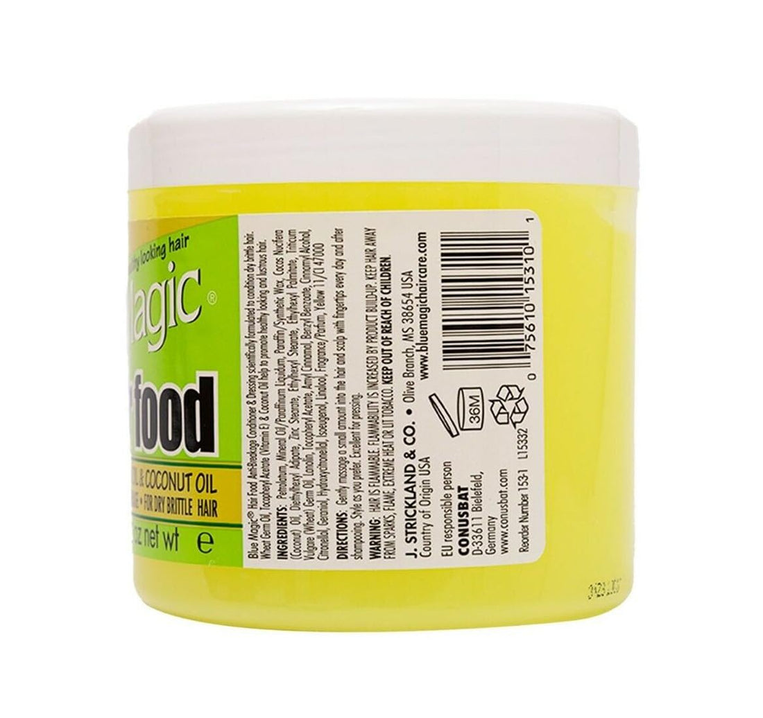 BLUE MAGIC Hair food with wheat germ oil& coconut oil 340g