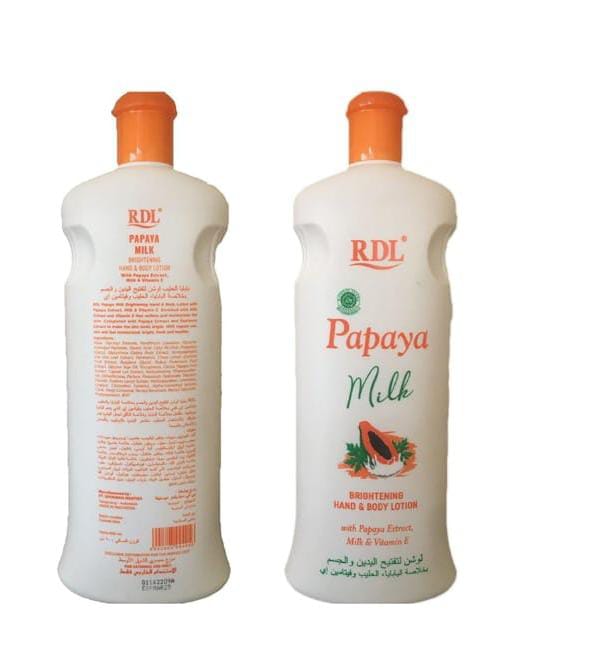 RDL Papaya milk brightening hand and body lotion 600ml