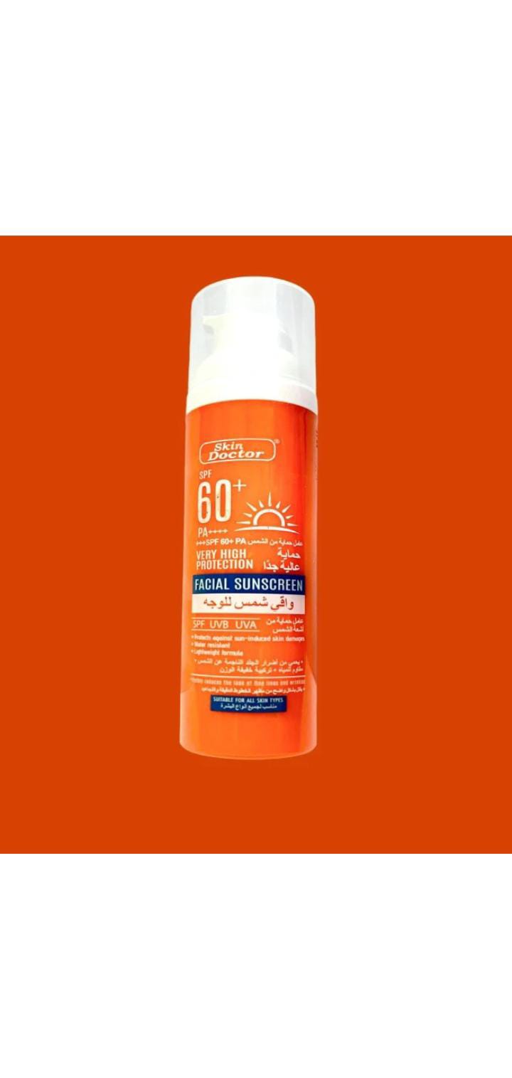 SKIN DOCTOR SPF60 Facial sunscreen 100ml