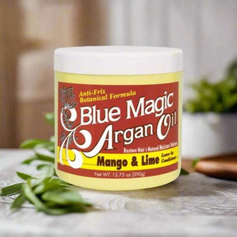 BLUE MAGIC Argan oil mango& lime leave-in conditioner 390g