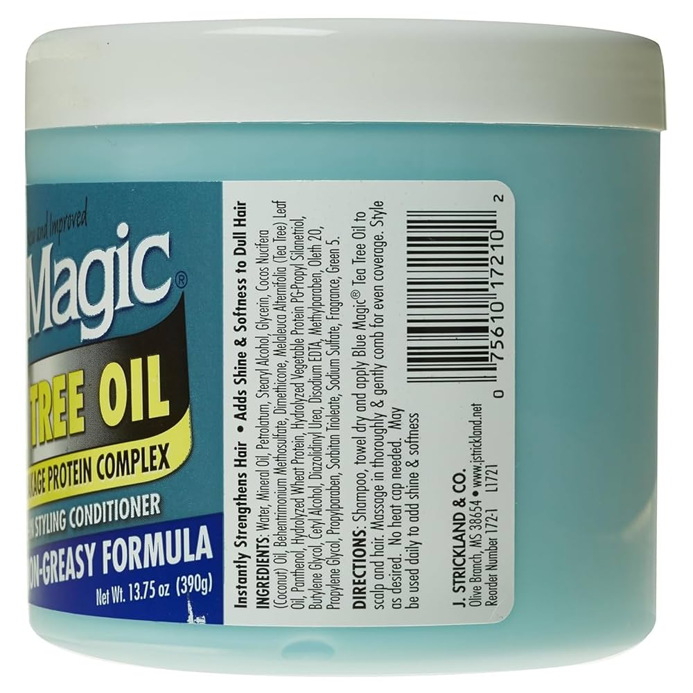 BLUE MAGIC Tea tree oil(Anti breakage protein complex) 390g
