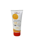 SKIN DOCTOR SPF50 Face and body sun protection sun cream 150g