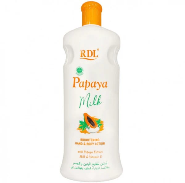 RDL Papaya milk brightening hand and body lotion 600ml