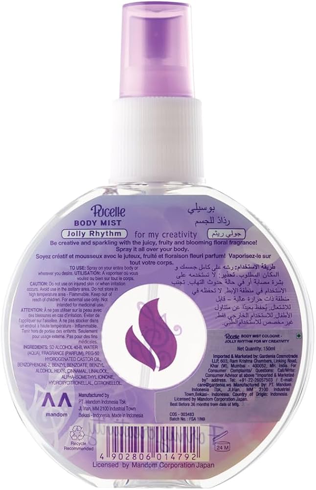PUCELLE Jolly rhythm body mist 150ml