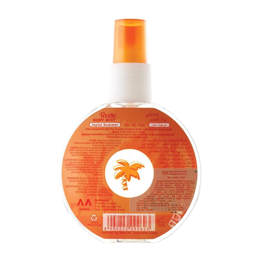 PUCELLE Joyful summer body mist 150ml