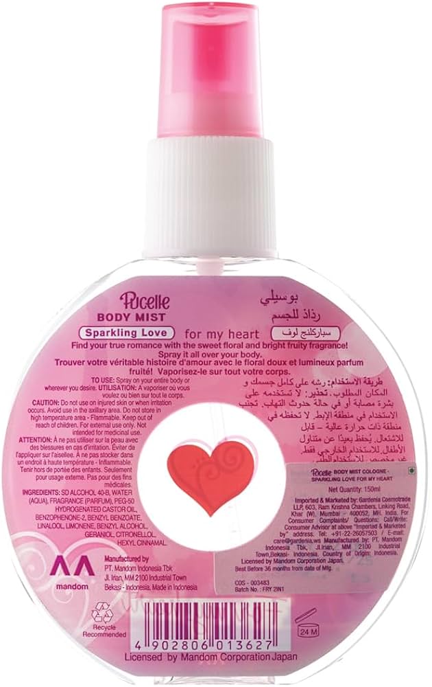 PUCELLE Sparking love body mist 150ml