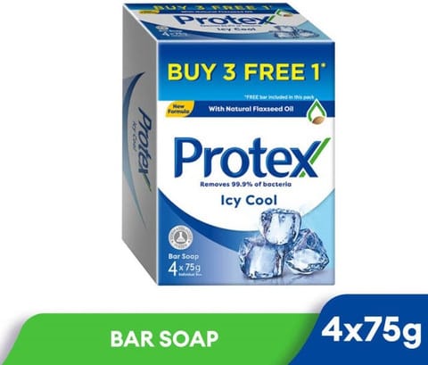 PROTEX Icy cool bar soap 4*75g