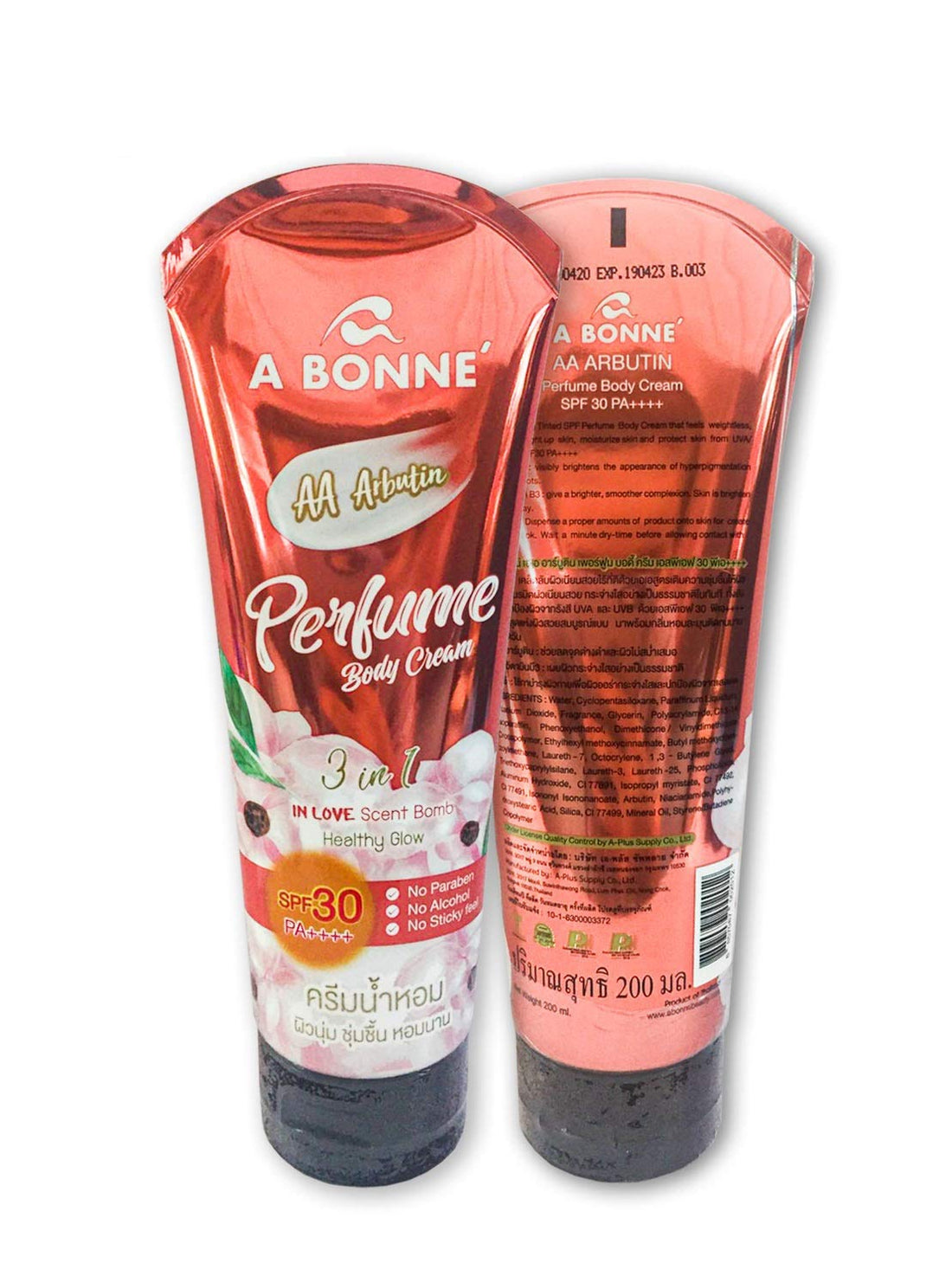 A BONNE AA arbutin perfume body cream200ml