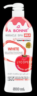 A BONNE Miracle spa milk white gluta thione tomoto extract 500ml