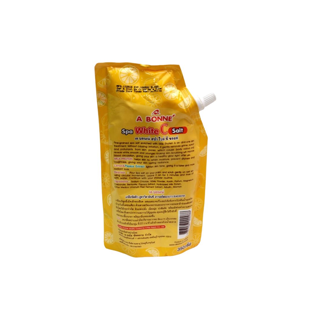 A BONNE Spa white c salt  papaya& lemon 350g