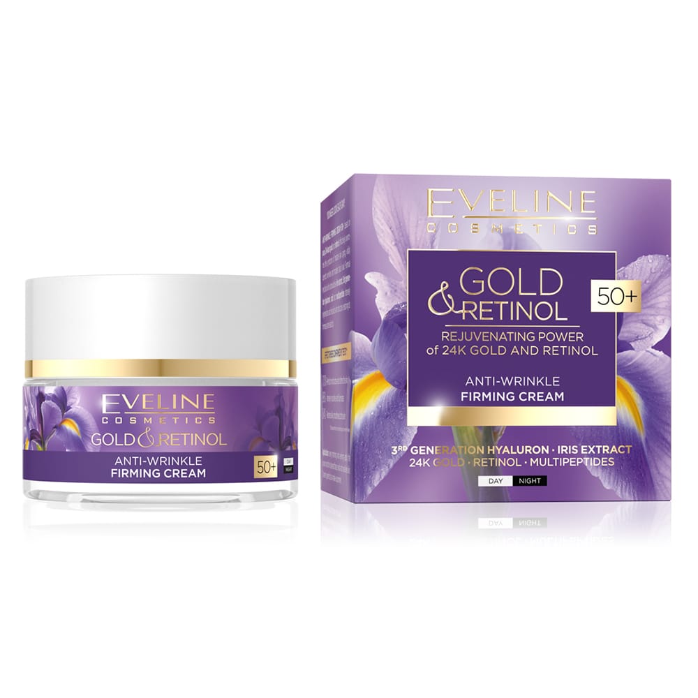 EVELINE Cosmetics gold& retinol anti-wrinkle nourishing cream 50ml