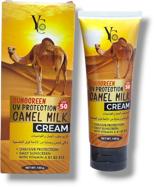 YC CAMEL milk cream sunscreen uv protection 100g