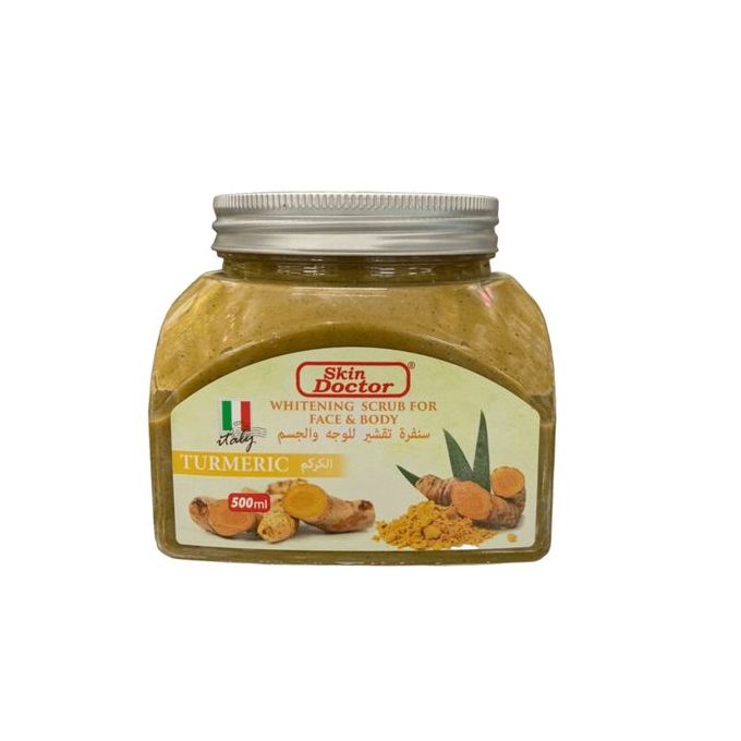 SKIN DOCTOR Whitening scrub for face& body turmeric 500ml