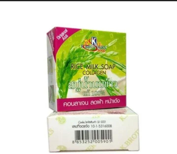K BROTHERS soap rice milk collagen soap | Buy Online | Saffronskins India