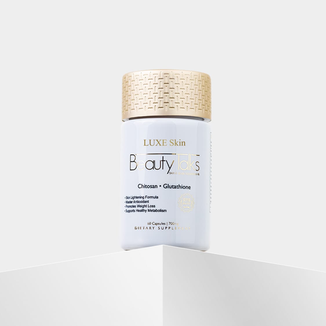 LUXE SKIN beauty talks chitosan glutathione | Buy Online | Saffronskins India LUXE SKIN beauty talks chitosan glutathione | Buy Online | Saffronskins India