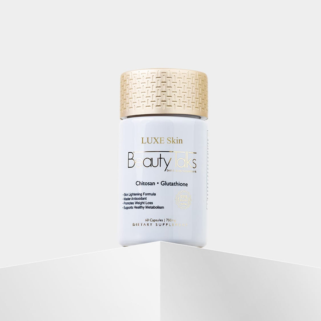 LUXE SKIN beauty talks chitosan glutathione | Buy Online | Saffronskins India