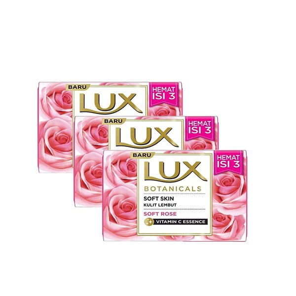 LUX Botanicals soft skin kulit lembut soft rose pack of 3| Buy Online | Saffronskins India