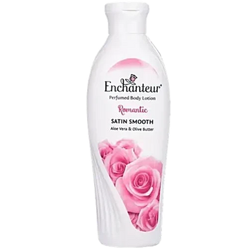 ENCHANTEUR Perfumed body lotion romantic aloe vera& olive  | Buy Online | Saffronskins India