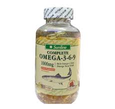 SUNLINE Complete OMEGA-3-6-9 (300 Softgel 1000 mg)| Buy Online | Saffronskins India