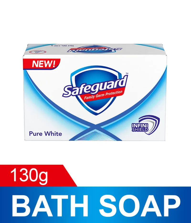 Safeguard pure white 130g | Buy Online | Saffronskins India