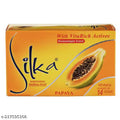 SILKA Whitening herbal soap papaya | Buy Online | Saffronskins India.
