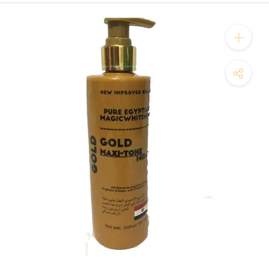 Pure Egyptian Extra Whitening Maxi tone Gold Lotion 300ml