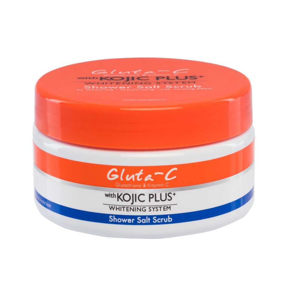 Gluta-C Kojic Plus+ Whitening Shower Salt Scrub 250ml