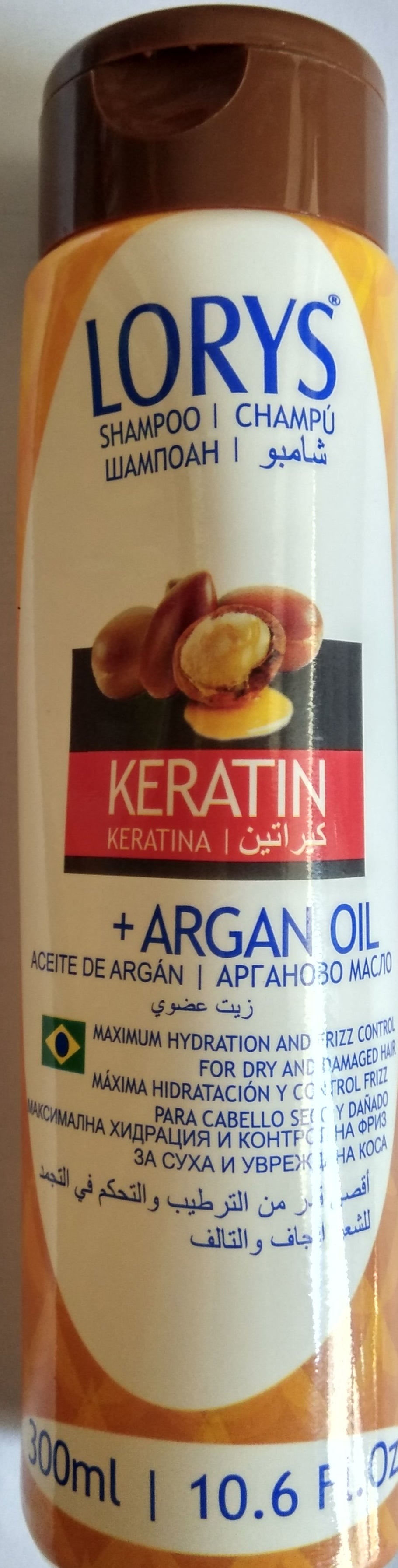 Lorys KERATIN + ARGAN OIL SHAMPOO  (300 ml)