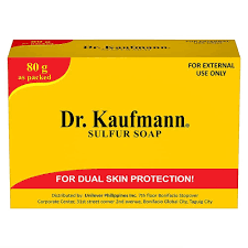 dr.kaufmann SULFUR SOAP FOR DUAL SKIN PROTECTION  (80 g*3) pack of 3