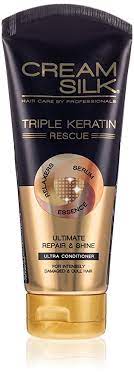 Cream Silk Triple Keratin Rescue (170 ml)
