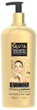 Gluta White Glutathione & Collagen Whitening Lotion Age Defying  (250 ml)
