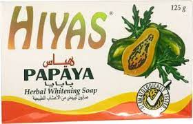 Hiyas PAPAYA HERBAL WHITENING SOAP  (2*125 g)