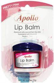 Apollo pretty pink lip balm Strawberry (Pack of: 1, 7 g)