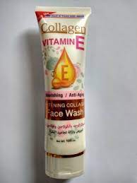 Collagen vitamin e whitening face wash (100g)