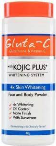 Gluta-c 4X Skin Whitening Face and Body Powder  (40 g)