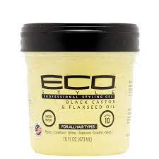 Eco Black Castor & Flaxseed Oil Hair Gel  (473 ml)
