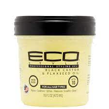 Eco Black Castor & Flaxseed Oil Hair Gel  472gm