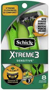 Schick Xtreme 3 For Sensitive Skin 2+1  (Pack of 3)
